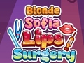 Mchezo Blonde Sofia: Lips Surgery