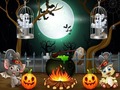 Mchezo Halloween Twin Ghosts Rescue