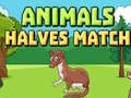 Mchezo Animals Halves Match