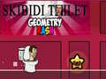 Mchezo Skibidi Toilet Geometry Rash
