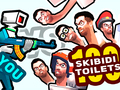 Mchezo You vs 100 Skibidi Toilets