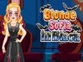 Mchezo Blonde Sofia In Black