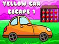Mchezo Yellow Car Escape 1