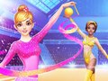 Mchezo Gymnastics Girls Dress Up Game