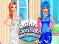 Mchezo Girls Colors Match and Dress up