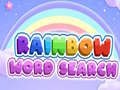 Mchezo Rainbow Word Search