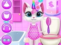 Mchezo Kitty Unicorn Daily Care