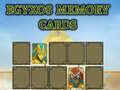 Mchezo Egyxos memory cards