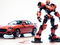 Mchezo Coloring Book: Robot And Car