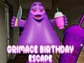 Mchezo Grimace Birthday Escape