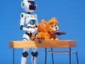 Mchezo Coloring Book: Robot And Dog