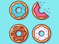 Mchezo Coloring Book: Doughnuts