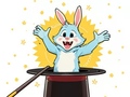 Mchezo Coloring Book: Magic Rabbit