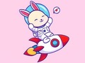 Mchezo Coloring Book: Rabbit Astronaut
