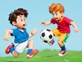 Mchezo Coloring Book: Kick Ball