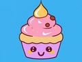 Mchezo Coloring Book: Cupcake