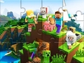 Mchezo Jigsaw Puzzle: Blockman