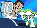 Mchezo Stickman vs Skibidi Toilet