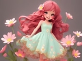 Mchezo Coloring Book: Flower Dress
