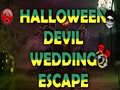 Mchezo Halloween Devil Wedding Escape