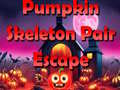 Mchezo Pumpkin Skeleton Pair Escape 