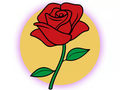 Mchezo Coloring Book: Rose