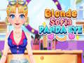 Mchezo Blonde Sofia Panda Eyes