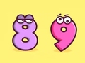 Mchezo Coloring Book: Number 8-9