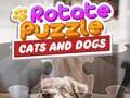 Mchezo Rotate Puzzle - Cats and Dogs