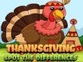 Mchezo Thanksgiving Spot the Difference