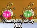 Mchezo Thanksgiving Turkey Plate