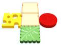 Mchezo Burger Fold Puzzle