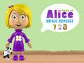 Mchezo World of Alice Animal Numbers