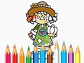 Mchezo Coloring Book: Scarecrow