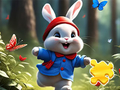 Mchezo Jigsaw Puzzle: Running Rabbit