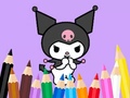 Mchezo Coloring Book: Kuromi Carries Bag