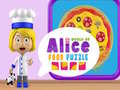 Mchezo World of Alice Food Puzzle