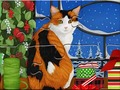 Mchezo Jigsaw Puzzle: Christmas Cat