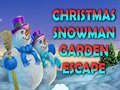Mchezo Christmas Snowman Garden Escape