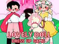 Mchezo Lovely Doll Dress Up Game 
