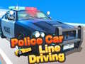 Mchezo Police Car Line Driving