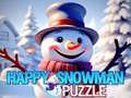 Mchezo Happy Snowman Puzzle