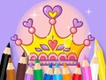 Mchezo Coloring Book: Princess Crown