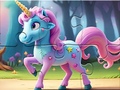 Mchezo Jigsaw Puzzle: Magic Forest Unicorn