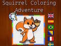 Mchezo Squirrel Coloring Adventure