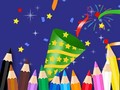 Mchezo Coloring Book: Happy New Year