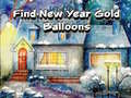 Mchezo Find New Year Gold Balloons