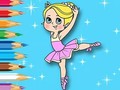 Mchezo Coloring Book: Ballet Girl