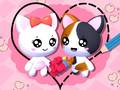 Mchezo  Love Cat Draw Puzzle