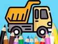 Mchezo Coloring Book: Dump-Truck